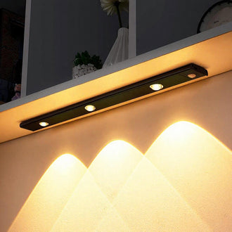Rechargeable Motion Sensor LED Under Cabinet Light - Versatile Indoor Kitchen Closet Shelf Home Lighting