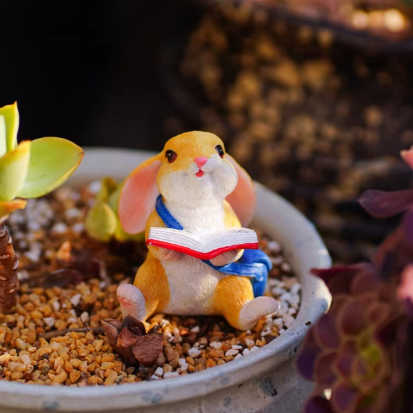 Adorable Reading Bunny Figurine – nextdealshop.co.uk