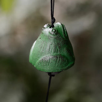 Vintage Cast Iron Frog Wind Chime