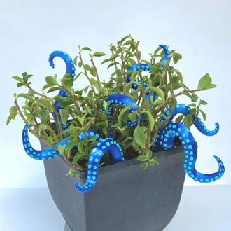 Set of 7 Sea Monster Tentacle Plant Stakes
