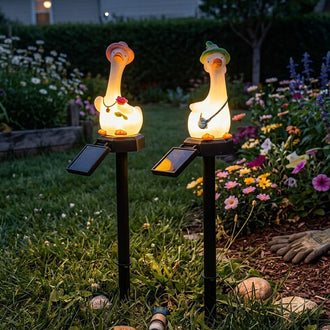 Adorable Solar Powered LED Duck Garden Yard Lawn Stake Light