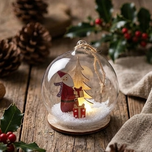 Christmas Hand-blown Glass Decorative Ornament