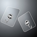 Heavy Duty Self Adhesive Wall Hooks - 10 Pack, No Drill Hooks for Hanging Wind Chimes & Home Decor