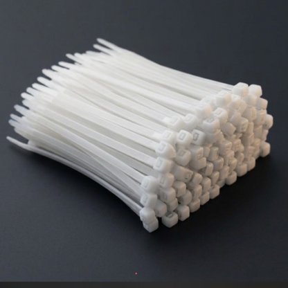 Self Locking Nylon Zip Ties - 100 Pcs, 3.9 Inch, String Lights Garden Plant Support Wire Cable Management