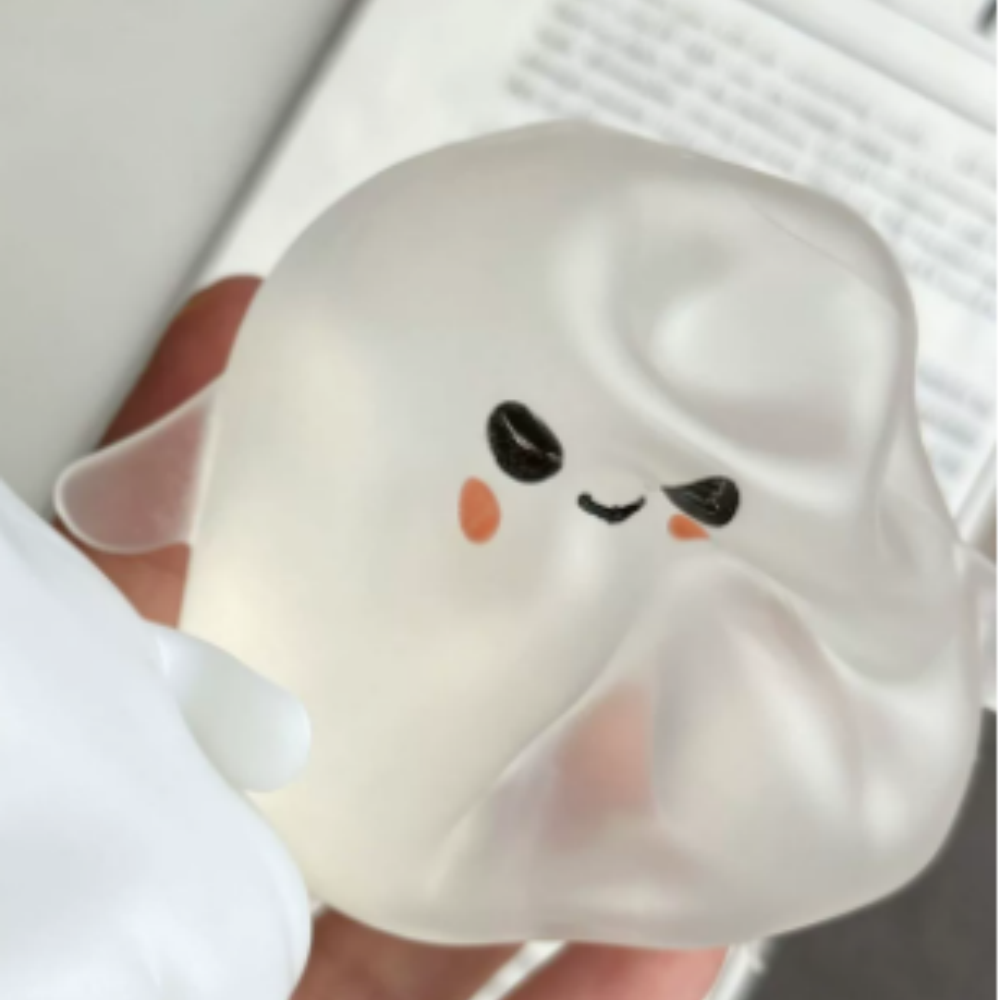 Coconut Oil Ghost Squishy Stress Relief Toy - Novelty Sensory Gift