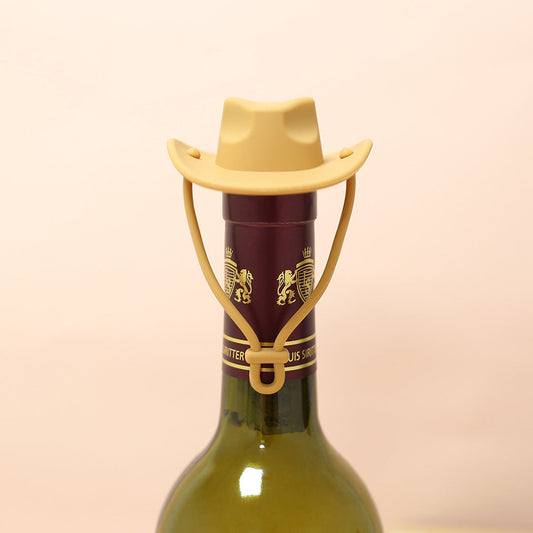 Silicone Cowboy Hat Wine Bottle Stopper-Next Deal Shop-Next Deal Shop
