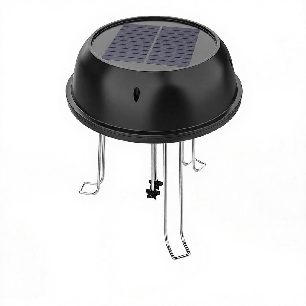 Solar Powered Bird Bath Water Wiggler - Weatherproof Outdoor Backyard Garden Bird Attracting Accessory