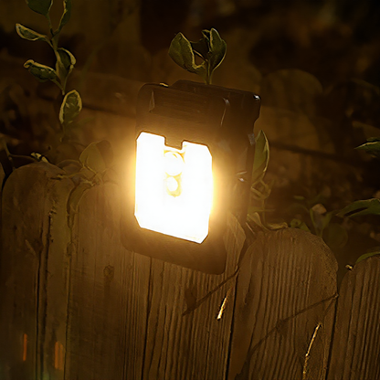 Solar Powered Clip On Motion Sensor LED Light - Weatherproof Outdoor Patio Garden Lighting