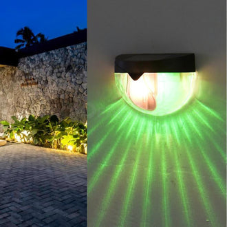 Solar Powered Color Changing Sunbeam Pattern Light - 2 Pack, Weatherproof Yard Garden Patio Outdoor Decor Lighting