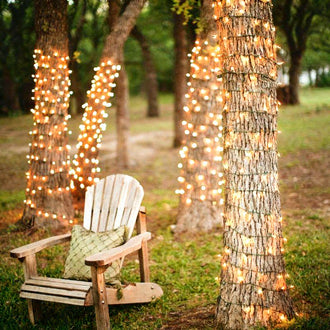 Solar Powered Fairy LED String Lights - Weatherproof Outdoor Holiday Garden Party Decor Lighting