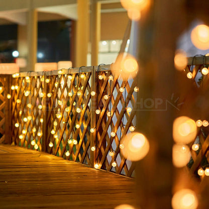 Solar-Powered LED Globe Outdoor String Light (50 LED)-NDS Shop-Next Deal Shop