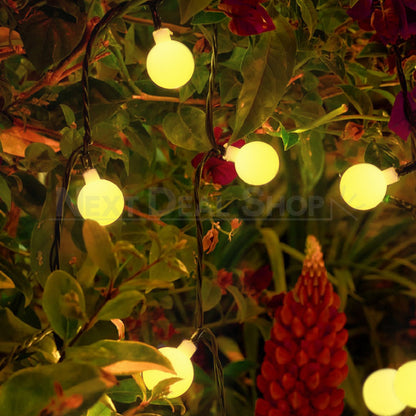 Solar-Powered LED Globe Outdoor String Light (50 LED)-NDS Shop-Next Deal Shop