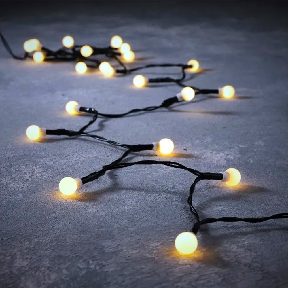 Solar-Powered LED Globe Outdoor String Light (50 LED)-NDS Shop-Next Deal Shop