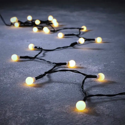 Solar-Powered LED Globe Outdoor String Light (50 LED)-NDS Shop-Next Deal Shop