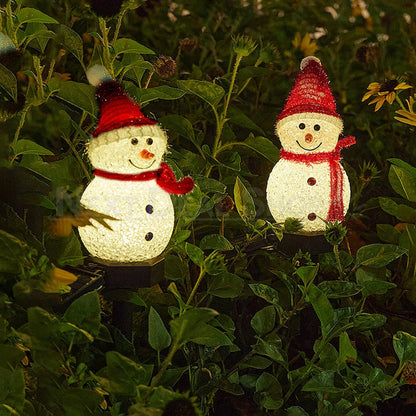 Solar Powered LED Snowman Stake Light-Next Deal Shop-Next Deal Shop
