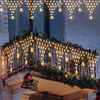 Solar Powered LED Starry Net Light - Weatherproof Yard Garden Patio Outdoor Holiday Party Decor Lighting