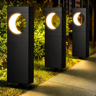 Solar Powered Warm White LED Pathway Stake Light - Weatherproof Outdoor Lawn Garden Decor Lighting