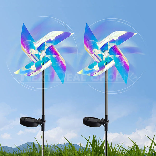SolarPowered Windmills Stake Light Next Deal Shop UK
