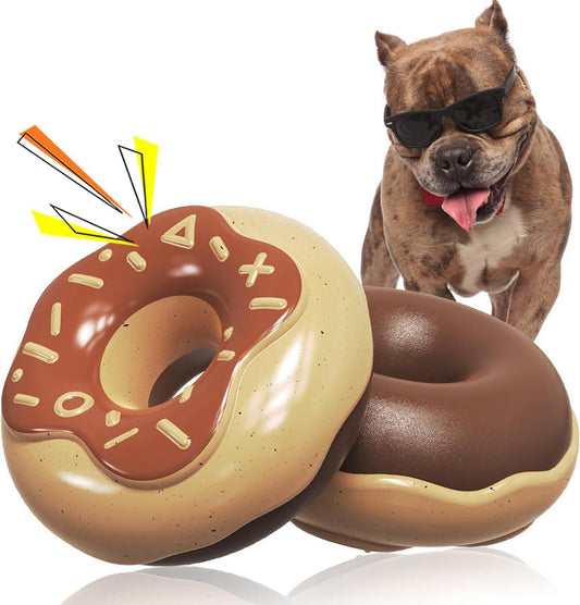 Squeaky Donut Dog Toy-Next Deal Shop-Next Deal Shop