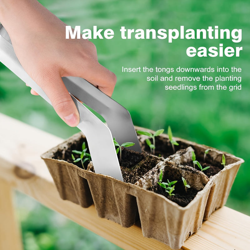 Stainless Steel Seedling Transplant Tong-Next Deal Shop-Next Deal Shop