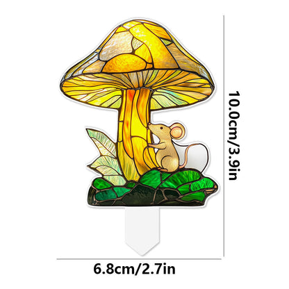 Fairy Mushroom Flower Pot Decor - Garden Home Potted Plant Ornament Decoration
