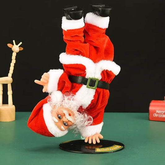 Musical Dancing Santa Claus Decor - Electric Holiday Ornament For Home Indoor Christmas Festive Scene Decoration
