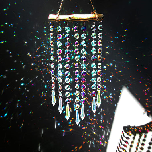 Rainbow Crystal Hanging Suncatcher - Home Window Bedroom Wall Hanging Decoration