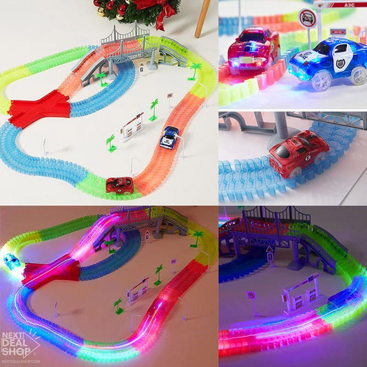 Glow in the Dark Racing Toy Set