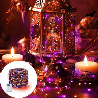 39 ft Halloween LED Copper Wire String Light