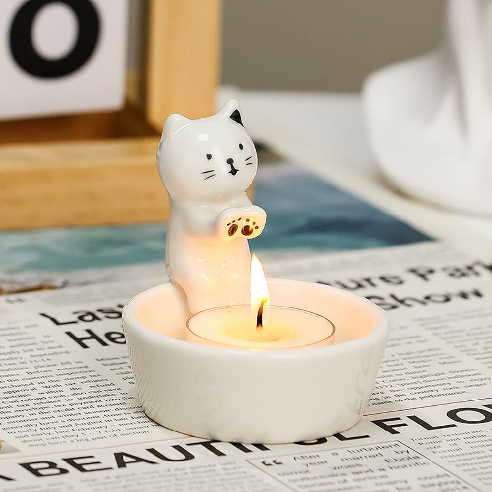Adorable Ceramic Tealight Candle Holder