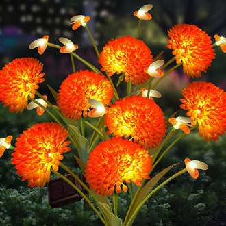 Solar Powered Flower & Bee Stake Light