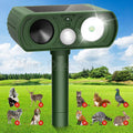 Solar Powered Ultrasonic Animal Repeller with Motion Sensor - Yard Garden Outdoor Pest Deterrent Device