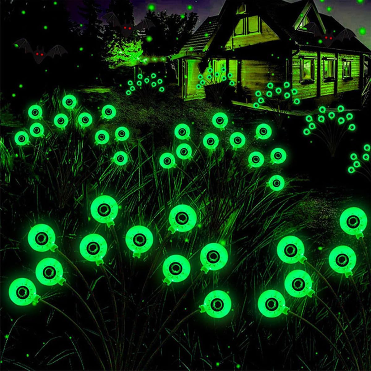 10-in-1 Solar Powered LED Ghost Eye Stake Light-Next Deal Shop-Next Deal Shop