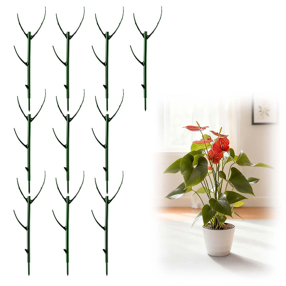 10 Pcs - Stackable Monstera Plant Support Stake - Garden Potted Plant Vine Climbing Support Decoration