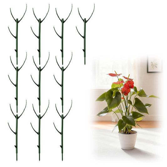 10 Pcs - Stackable Monstera Plant Support Stake - Garden Potted Plant Vine Climbing Support Decoration