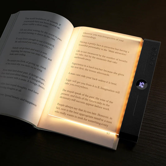 2-in-1 Rechargeable LED Reading & Bedside Light - Bedroom Desk Night Book Lamp