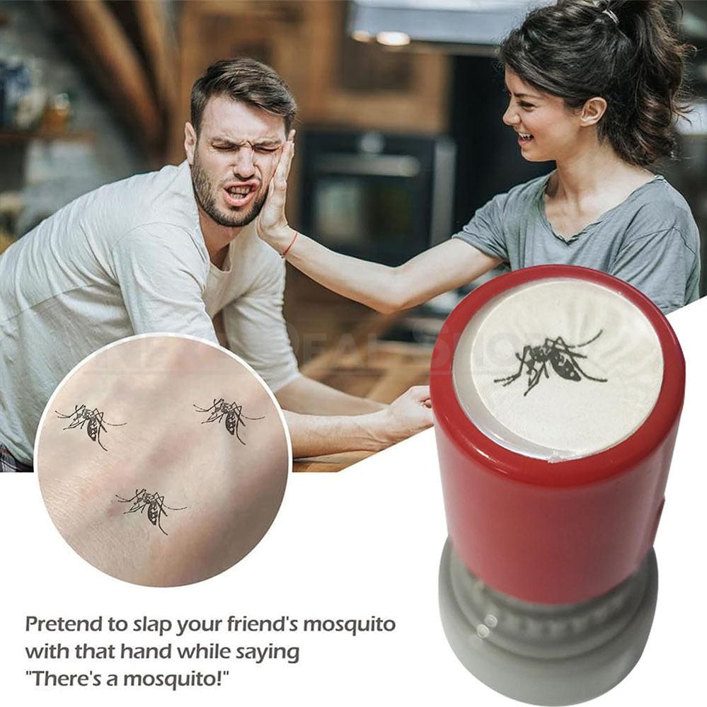 2 Pack Funny Mosquito Prank Stamp - Party Joke Novelty Funny Toy Stamp