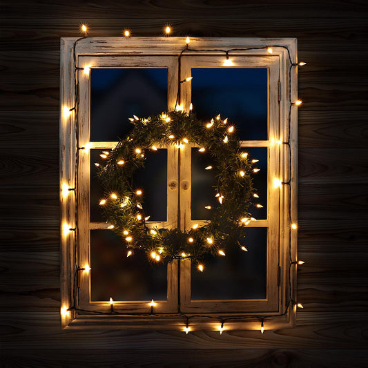 16.4 ft 50 LED Christmas Mini String Lights - Xmas Tree Home Porch Holiday Festive Decor