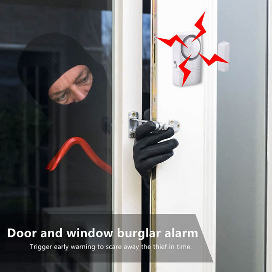 Wireless Window and Door Security Alarm - Anti-Theft Alert Device For Home Room And Travel Accommodation Security Protection