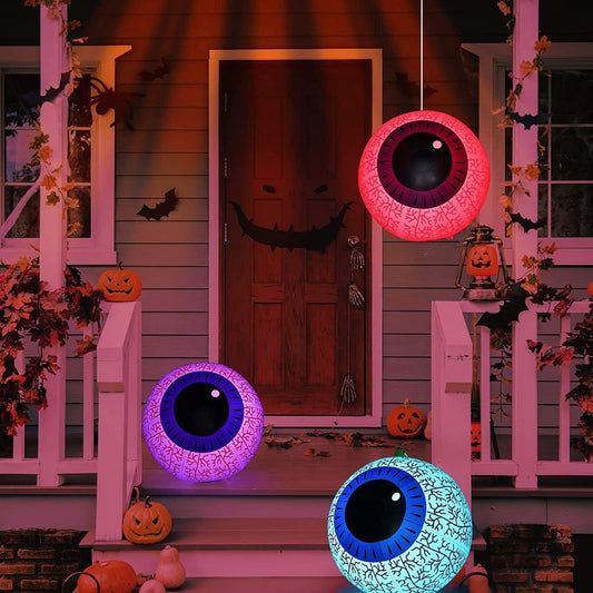 16-inch Inflatable Halloween Ghost Eyeball with LED Light-Next Deal Shop-Next Deal Shop
