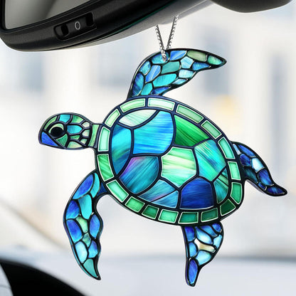 Charming Sea Turtle Suncatcher with Story Card-Next Deal Shop-Next Deal Shop