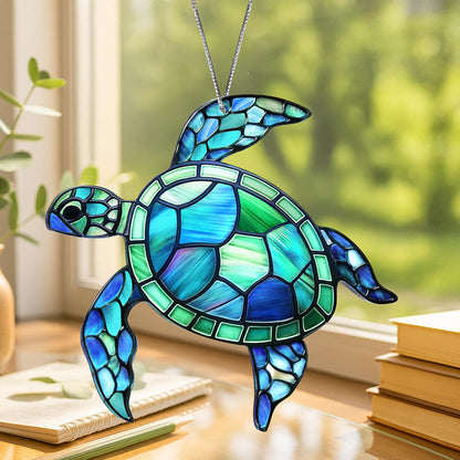 Charming Sea Turtle Suncatcher with Story Card-Next Deal Shop-Next Deal Shop