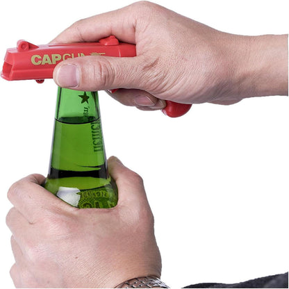 Set of 3 Bottle Opener Cap Launchers - Fun Beer Opener For Home Kitchen Bar Party Novelty Gift