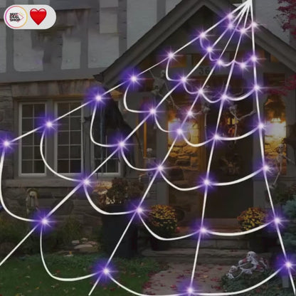 16.4 Ft Halloween Lighted Spider Web