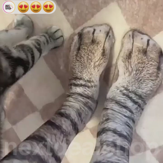 Funny Cat Claw Socks - Cute Novelty Casual Socks