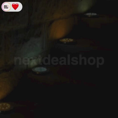 2 Pcs Solar-Powered LED Ground Light