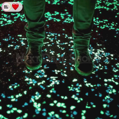 300 Pcs - Glow in the Dark Aquarium Gravel Stones
