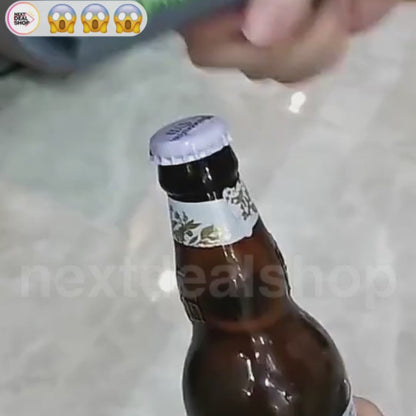 Set of 3 Bottle Opener Cap Launchers - Fun Beer Opener For Home Kitchen Bar Party Novelty Gift