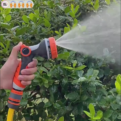 10 in 1 Garden Hose Nozzle Sprayer - Lawn Yard Plant Watering Car Washing Outdoor Tool
