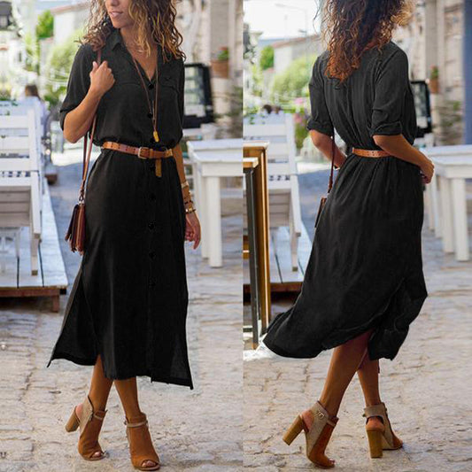 Maxi Shirt Dress